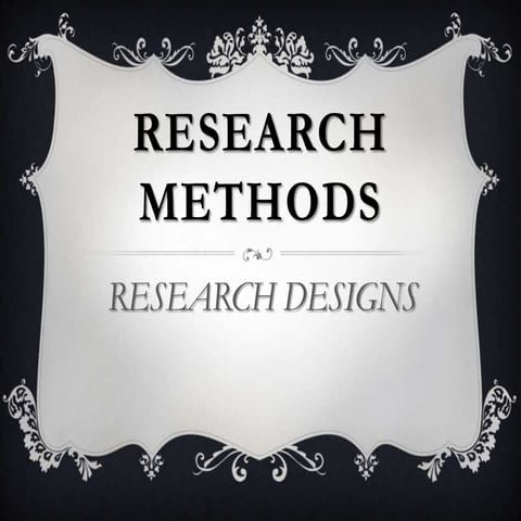 Research Methods | PPT