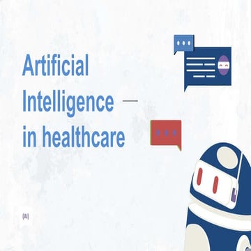 Presentation about A.I and this still in progress