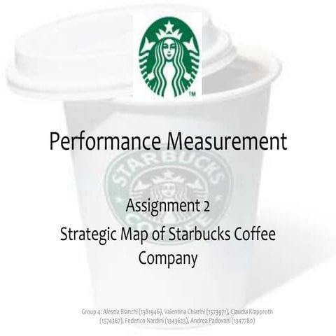 Strategic Map of Starbucks Coffee Company