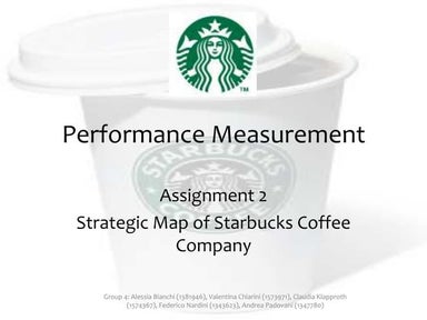 Strategic Map of Starbucks Coffee Company