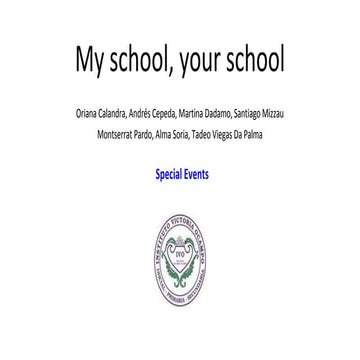 Group 4:   School celebrations 