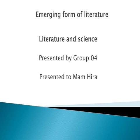 Group 4 Emerging form of literature.-1.pptx