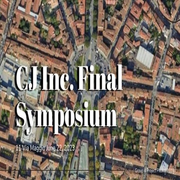 Group 4 Final Symposium. Italy study abroad