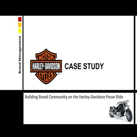 Harley Davidson Case Study - Building Brand Communities