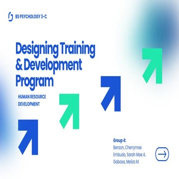 Designing Effective HRD programs | PPT
