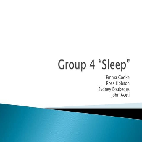 Group 4 sleep
