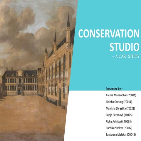 conservation - a case study on historic towns