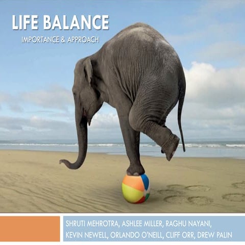 Life Balance: Importance and Approach