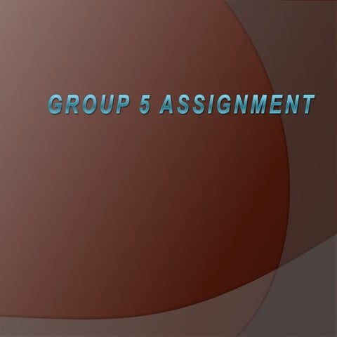 Group 5 assignment 7