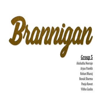 Brannigan Foods | Harvard Case