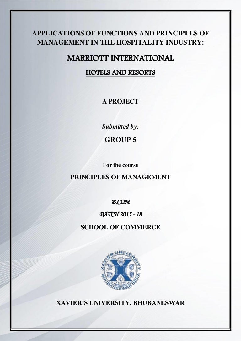 Four Seasons Hotel Organizational Chart