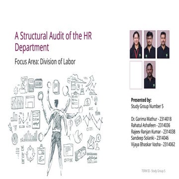 Group5_OD Project PPT on the dyna mics of structural audit