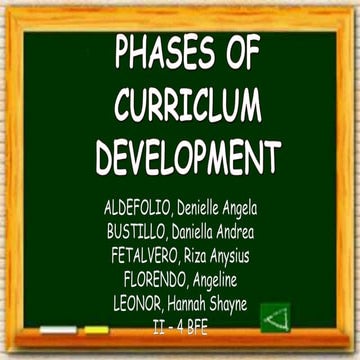 Group 5 phases_of_curriculum_development