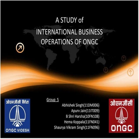 Overseas Operations of ONGC