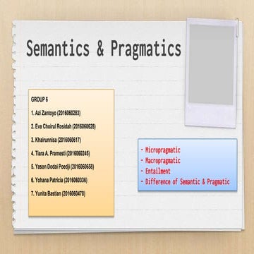Group 6 micro & macro pragmatic | PPT