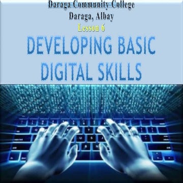Developing Basic Digital Skills | PPTX