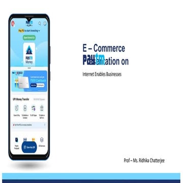 E-Commerce Presentation on Paytm by shivam.pptx