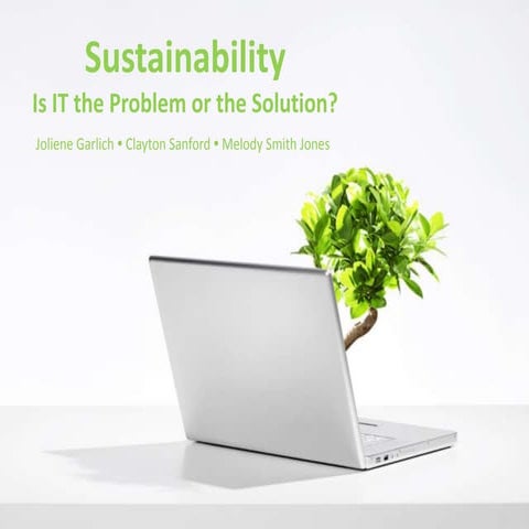 Sustainability in IT