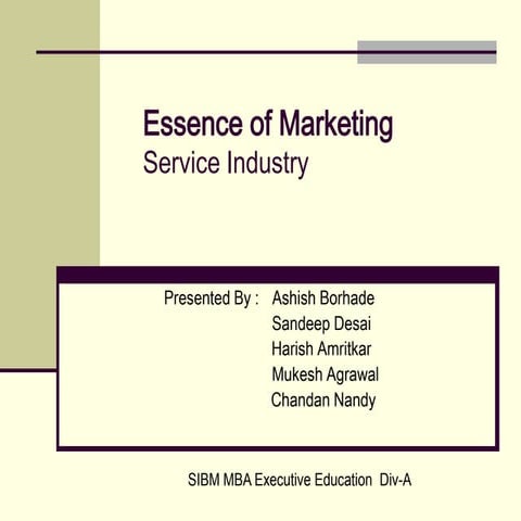 Group 6 serviceindustry_ccd