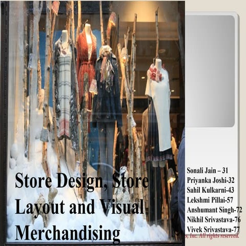  store design, store layout &amp; visual merchandising