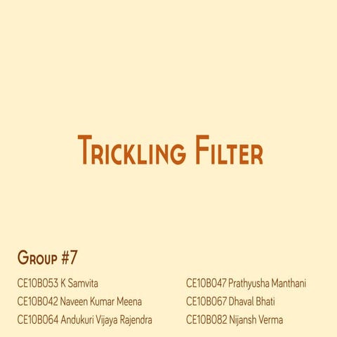 Tricking Filter
