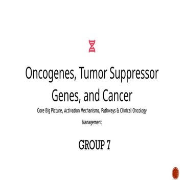 ONCOGENE AND TUMOUR SUPPRESSOR GENE | PDF