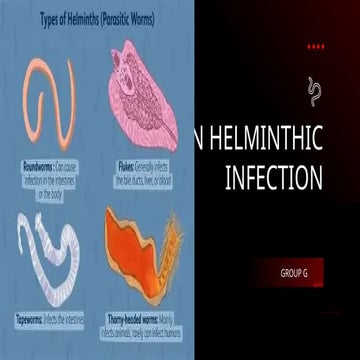 Common Helminthic Infections for medical stuents | PPTX