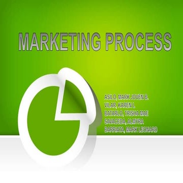 Marketing Process PPT