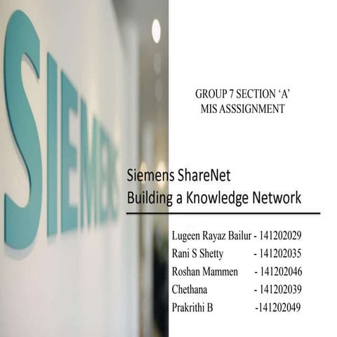 Group7,section a,siemenscase