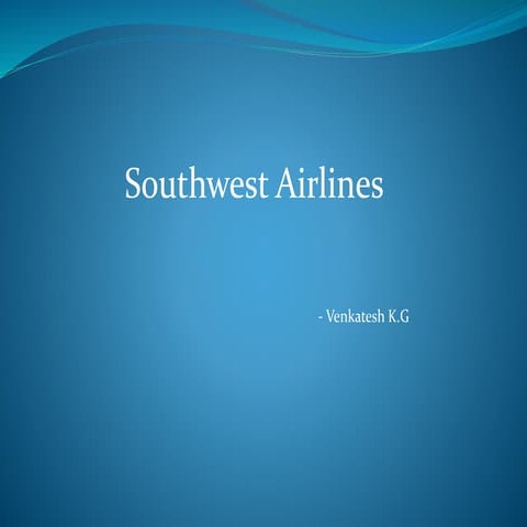 Southwest Airlines analysis
