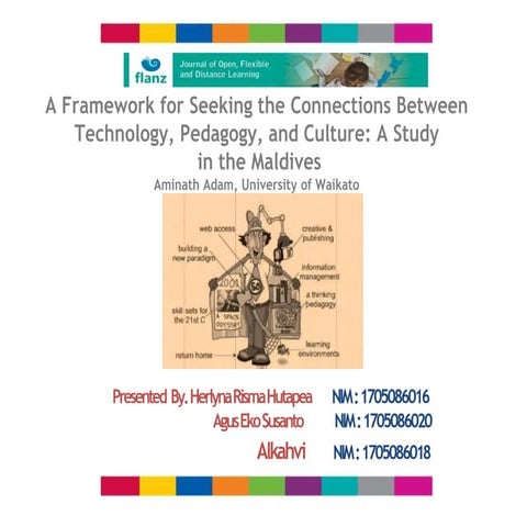 A Framework for Seeking the Connections Between Technology, Pedagogy, and Cul...