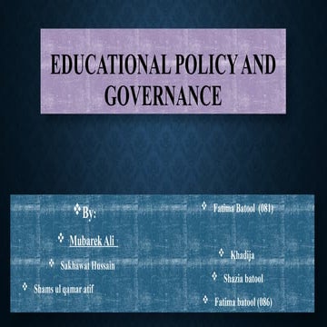 Policy making process and governance.pptx
