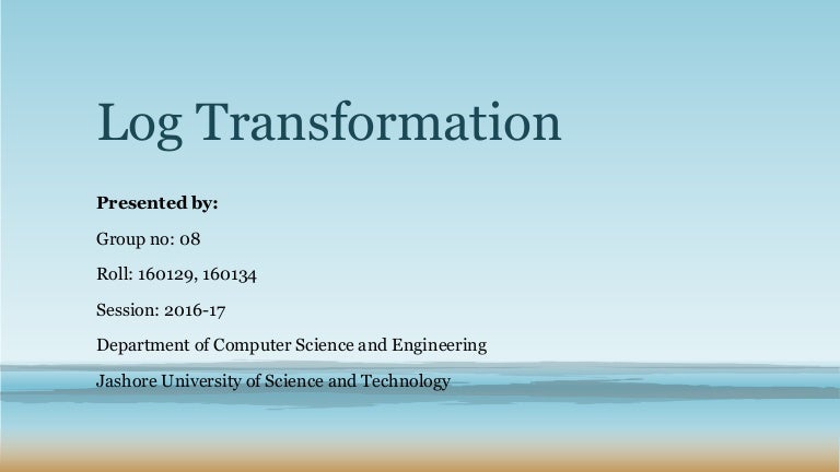 Log Transformation in Image Processing with Example
