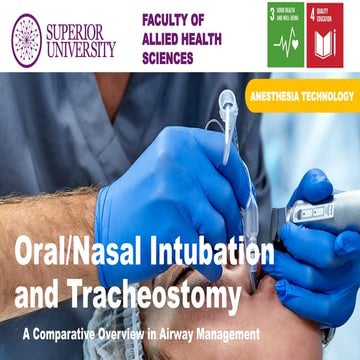 Submental Intubation - (Steps Of The Procedure Explained) | PPSX