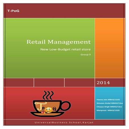 New retail store Concept, tea store chain By Manpreet singh Digital