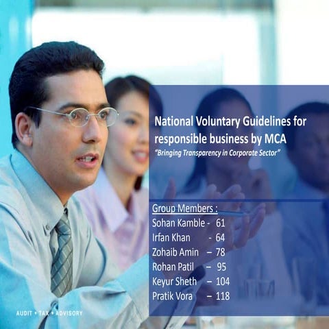 Group 9 National Voluntary Guidelines Ppt Pptx