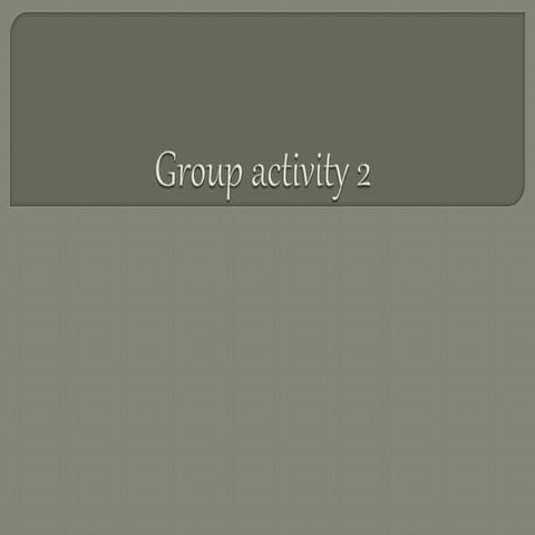 Group activity 2 travel services