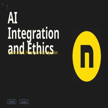 AI Integration and Ethics: A Responsible Path Forward | PPTX