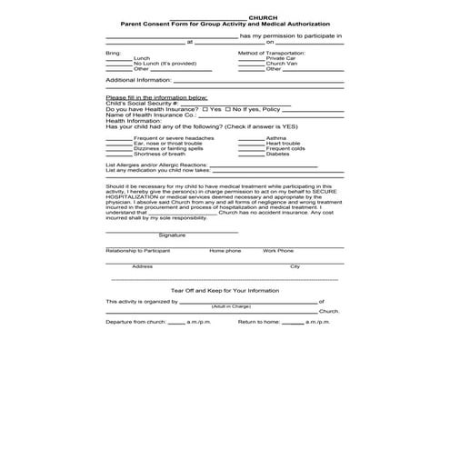 Medical emergency consent | PDF