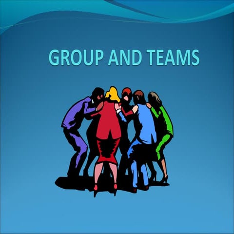 Group and Team in an Organisation