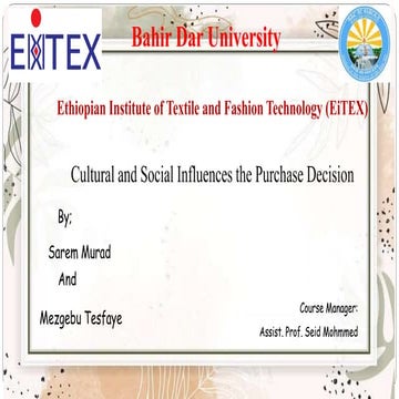 group assign. Cultural and Social Influences the Purchase Decision.pptx