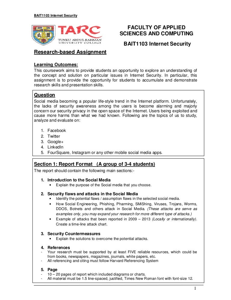 internet security assignment