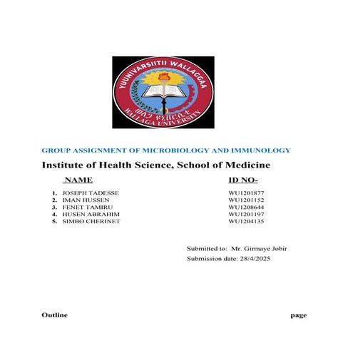 GROUP ASSIGNMENT OF MICROBIOLOGY AND IMMUNOLOGY (Autosaved).docx