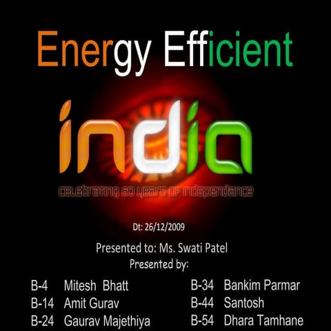 energy efficient india