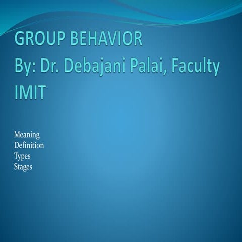 GROUP BEHAVIOR.pptx