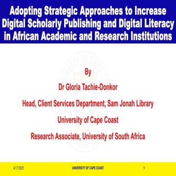 UKSG 2025 - Breakout -  Adopting Strategic Approaches to increase digital sch...