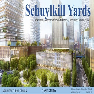 Schuylkill Yards (Urban Design Case Study)