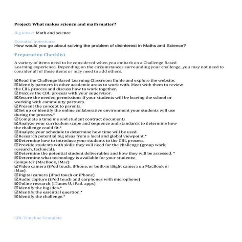 Group challenge guide