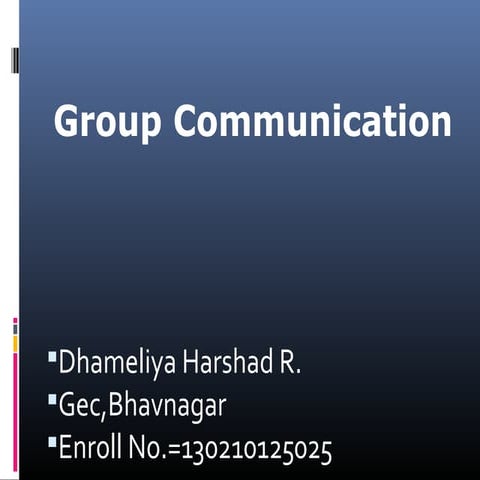 Group communication