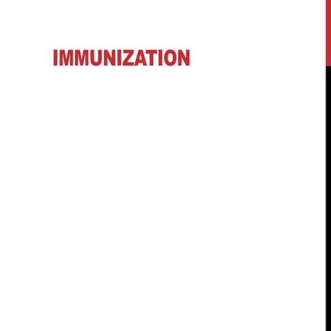 immunization program | PPTX